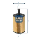 Ölfilter UFI 25.023.00