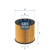 Ölfilter UFI 25.033.00