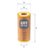 Ölfilter UFI 25.041.00