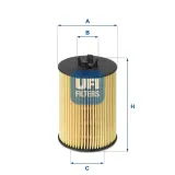 Ölfilter UFI 25.063.00