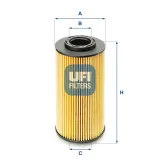 Ölfilter UFI 25.070.00