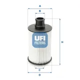 Ölfilter UFI 25.073.02