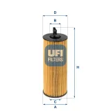 Ölfilter UFI 25.084.00
