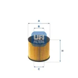 Ölfilter UFI 25.086.00