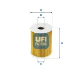 Ölfilter UFI 25.091.00