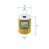 Ölfilter UFI 25.091.00