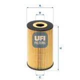 Ölfilter UFI 25.106.00