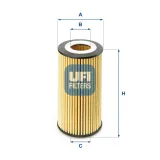 Ölfilter UFI 25.154.00