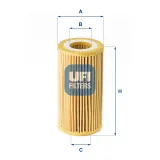 Ölfilter UFI 25.180.00