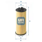 Ölfilter UFI 25.185.00