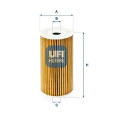 Ölfilter UFI 25.186.00