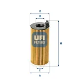 Ölfilter UFI 25.188.00