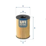 Ölfilter UFI 25.201.00