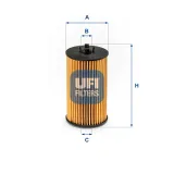 Ölfilter UFI 25.225.00