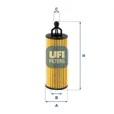 Ölfilter UFI 25.251.00