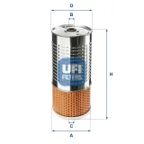 Ölfilter UFI 25.499.00