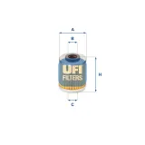Ölfilter UFI 25.587.00
