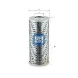 Filter, Arbeitshydraulik UFI 25.721.00