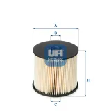 Kraftstofffilter UFI 26.003.00