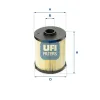 Kraftstofffilter UFI 26.006.00