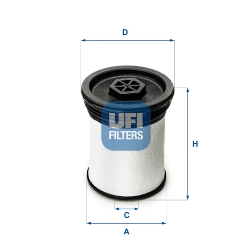 Kraftstofffilter UFI 26.019.01 Bild Kraftstofffilter UFI 26.019.01