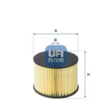 Kraftstofffilter UFI 26.022.00