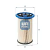 Kraftstofffilter UFI 26.026.00