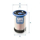 Kraftstofffilter UFI 26.032.00