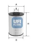 Kraftstofffilter UFI 26.037.00