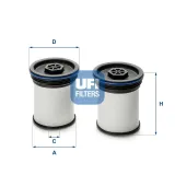 Kraftstofffilter UFI 26.047.00