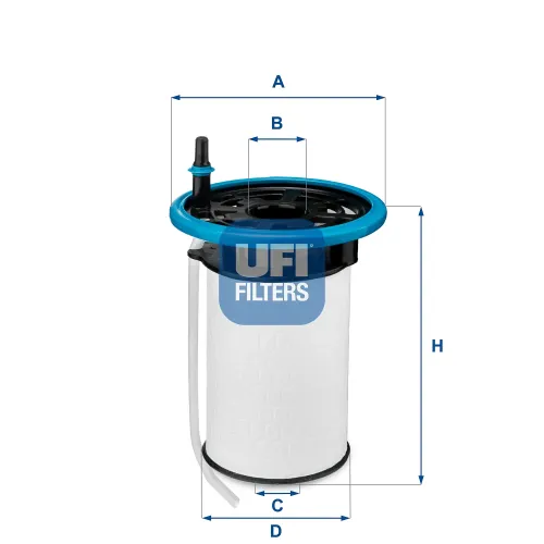 Kraftstofffilter UFI 26.052.00 Bild Kraftstofffilter UFI 26.052.00
