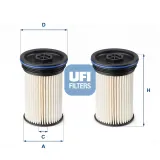 Kraftstofffilter UFI 26.071.00