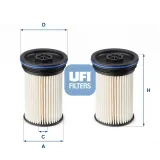 Kraftstofffilter UFI 26.071.00