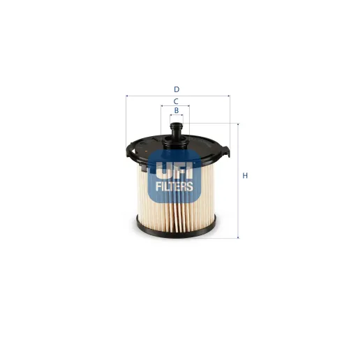 Kraftstofffilter UFI 26.074.00 Bild Kraftstofffilter UFI 26.074.00