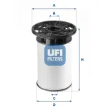 Kraftstofffilter UFI 26.076.01