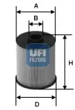 Kraftstofffilter UFI 26.077.00