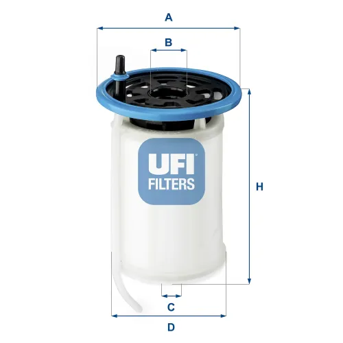 Kraftstofffilter UFI 26.079.00 Bild Kraftstofffilter UFI 26.079.00