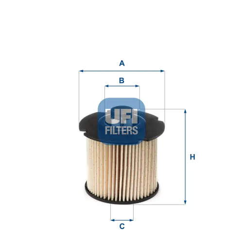 Kraftstofffilter UFI 26.104.00 Bild Kraftstofffilter UFI 26.104.00