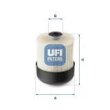 Kraftstofffilter UFI 26.115.00