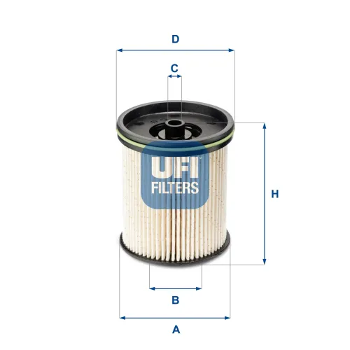 Kraftstofffilter UFI 26.122.00 Bild Kraftstofffilter UFI 26.122.00