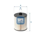 Kraftstofffilter UFI 26.123.00