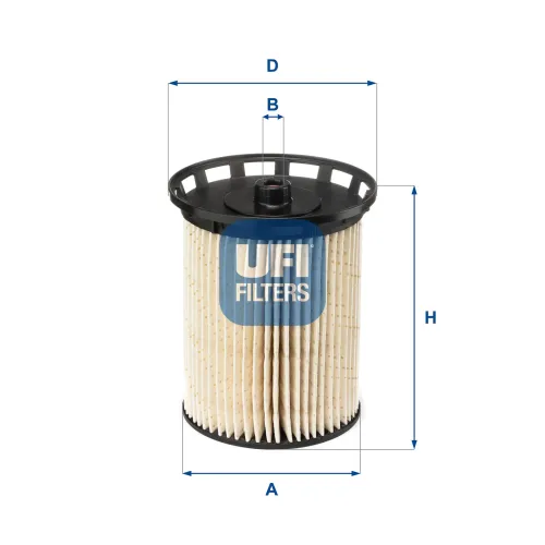 Kraftstofffilter UFI 26.129.00 Bild Kraftstofffilter UFI 26.129.00