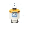 Kraftstofffilter UFI 26.139.00
