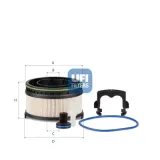 Kraftstofffilter UFI 26.239.00