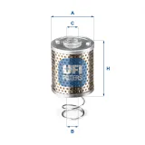 Kraftstofffilter UFI 26.617.00