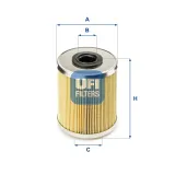 Kraftstofffilter UFI 26.695.00