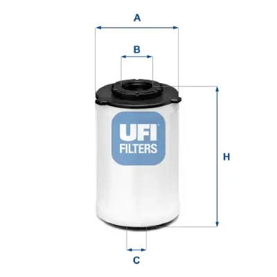 Kraftstofffilter UFI 26.H2O.03 Bild Kraftstofffilter UFI 26.H2O.03