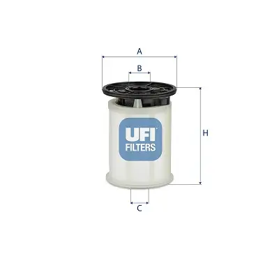 Kraftstofffilter UFI 26.H2O.06