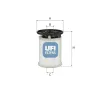Kraftstofffilter UFI 26.H2O.06