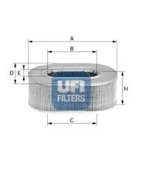 Luftfilter UFI 27.648.00